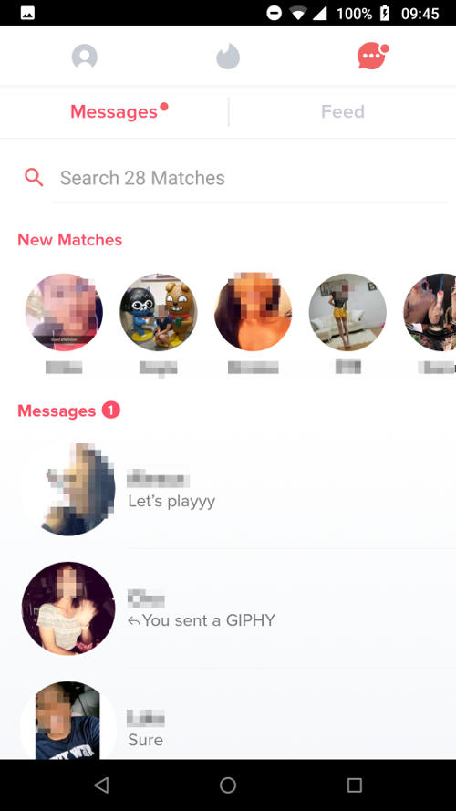 I ended my Tinder experiment with a total of 28 matches.